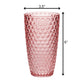 Leading Ware Diamond Cut Acrylic Drinking Glasses (Set of 4)