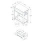 Accent End Table, 2 Tier, Narrow, Lamp, Storage Drawer, Charming Design