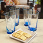 Leading Ware Oval Halo Acrylic Glasses Drinking Set