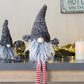 Christmas Gnomes Decorations, Christmas Table Home Ornaments For Holiday Party Gifts (Set of 4) - Gray