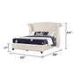Sophia - Crystal Tufted Upholstered Bed