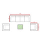Stylish Entertainment Sectional Set, Outdoor Living