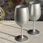 Leadingware Tritan Hammer Plastic Wine Glasses (Set of 4)