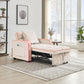Modern 3 In 1 Sofa Bed Chair, Adjustable Recliner