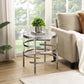 Elegant Round Table With Sintered Stone Top & Sturdy Metal Frame