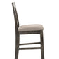 Martha II - Weathered Counter Height Chair (Set of 2) - Gray / Tan