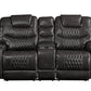 Braylon - Recliner Loveseat With Cupholder Console - Brown