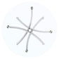 Declan - Round Top Dining Table - Chrome