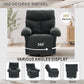 Swivel Rocker Recliner Chair With Manual Recline For Living Room