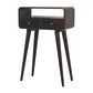 Solid Wood Curved Console Table