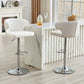 Adjustable Swivel Bar Chair With Ergonomic High Back Design