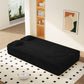 Modern Floor Sofa With 2 Pillows, Twin Size For Living Room
