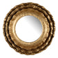 Round Wall Mirror With Metal Frame, Accent Mirror For Living Room - Gold