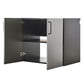 Astro Series - Wall Mounted Base Door Storage Cabinet - Metallic Gray