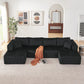 U - Shaped Modular Sectional Sofa For Living Room