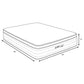 Starrett Black - 15" Euro Top Hybrid Mattress With Cooling Foam And Wrapped Coils