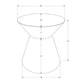 Drum Accent Side Table, Contemporary & Modern Elegant Design