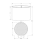 Lighting, Table Lamp, Modern - Gray / Cream