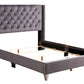 Upholstered Nailhead Trim Chic Bed