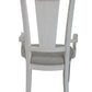 Katia - Arm Chair (Set of 2) - Light Gray / White