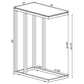 Connor - Side Table - Chrome