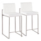 Fuji - Contemporary High Back Counter Stool, Functional Design