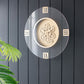Round Moving Gear Roman Numeral Clock - Multicolor