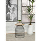 Boyd - Side Table - Gunmetal