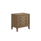 3 Drawer Nightstand With USB - Latte