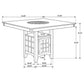 Gianna - 5 Piece Counter Height Dining Set - Cappuccino