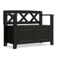 Amherst - Small Transitional Entryway Storage Bench