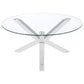 Round Top Coffee Table - Chrome