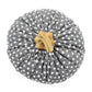 Pumpkin Ornament Decor For Holiday Harvest Festival Fall Festival & Thanksgiving (Set of 3) - White / Gray