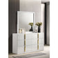Lauryn - 6 Drawer Dresser With Mirror - Gloss White