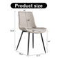Modern Medieval Style Restaurant Cushioned Chairs With Suede Backrests