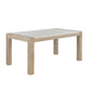Vanilla - Real Marble Dining Table - Beige / Light Natural