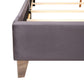 Upholstered Nailhead Trim Chic Bed