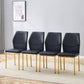 Luxury Simple Chair With Metal Leg