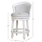 Barrel Back Stool With Swivel