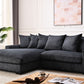 Luxe - Oversized 2 Piece Sectional Couches For Living Room, L Shaped Sofa With Chaise