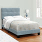 Bed, Upholstered, Frame Only, Transitional
