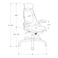 Office Chair, Adjustable Height, Swivel, Ergonomic, Armrests, Contemporary & Modern