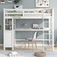 Loft Bed With Drawers With Desk And Shelves