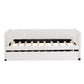 Upholstered Daybed With Ergonomic Design Backrest