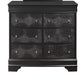 Shaker - 5 Pieces Bedroom Set With Crystal Inspired Tufted Headboard And LED Lighting