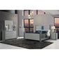 Lorenzo - Nightstand With Hidden Compartment And Handles - Silver