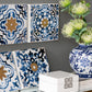 Abstract, And Wall Decor Accents (Set of 4) - White / Blue