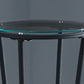 Accent Side Table, Plant Stand, Round, Contemporary & Modern - Black