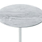Orbit - 15.5" End Table With Height Adjustable Marble Textured Top