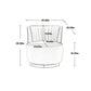 360 Degree Swivel Cuddle Barrel Accent Sofa Chair